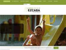 Tablet Screenshot of campingezcaba.com